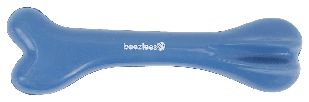 Жевательная игрушка для собак Beeztees Кость литая резина, синий, длина 20 см