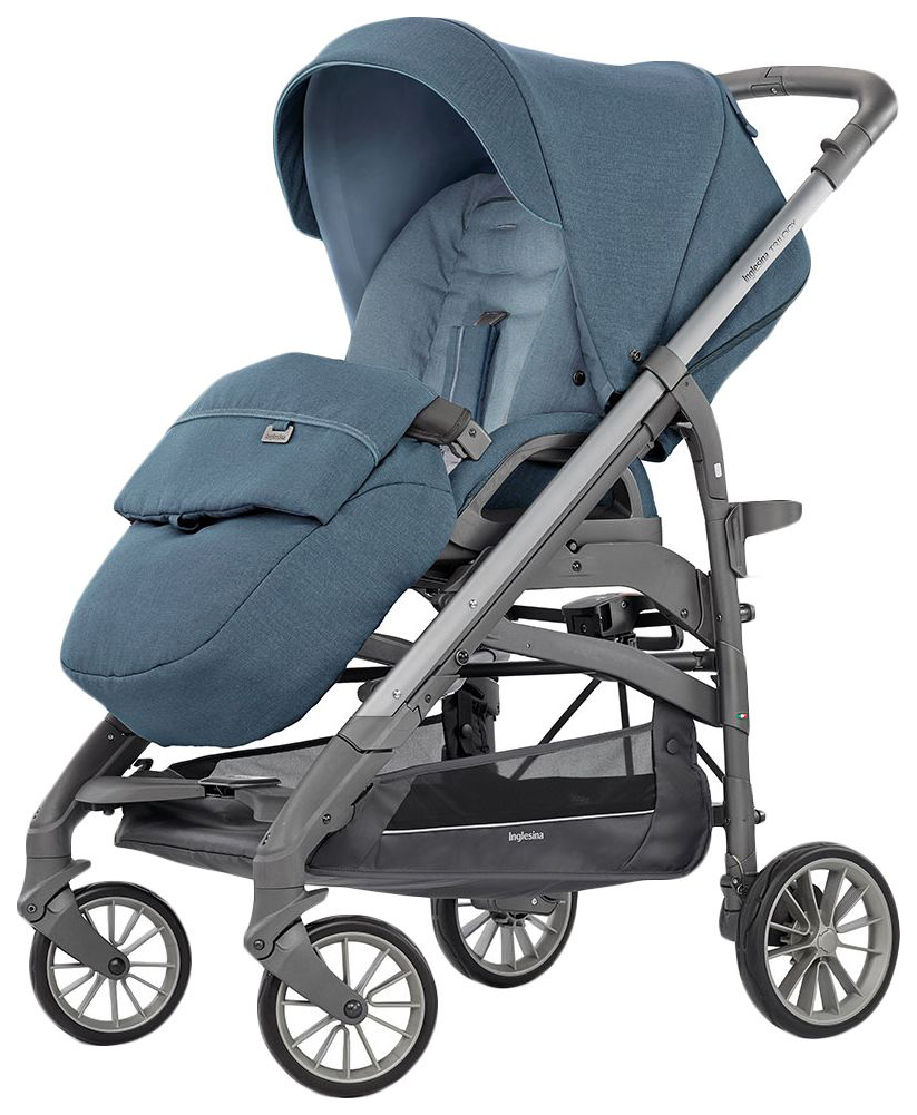 

Коляска 2 в 1 Inglesina Trilogy System Duo Arctic blue, шасси Trilogy City Slate, Тrilogy System Duo