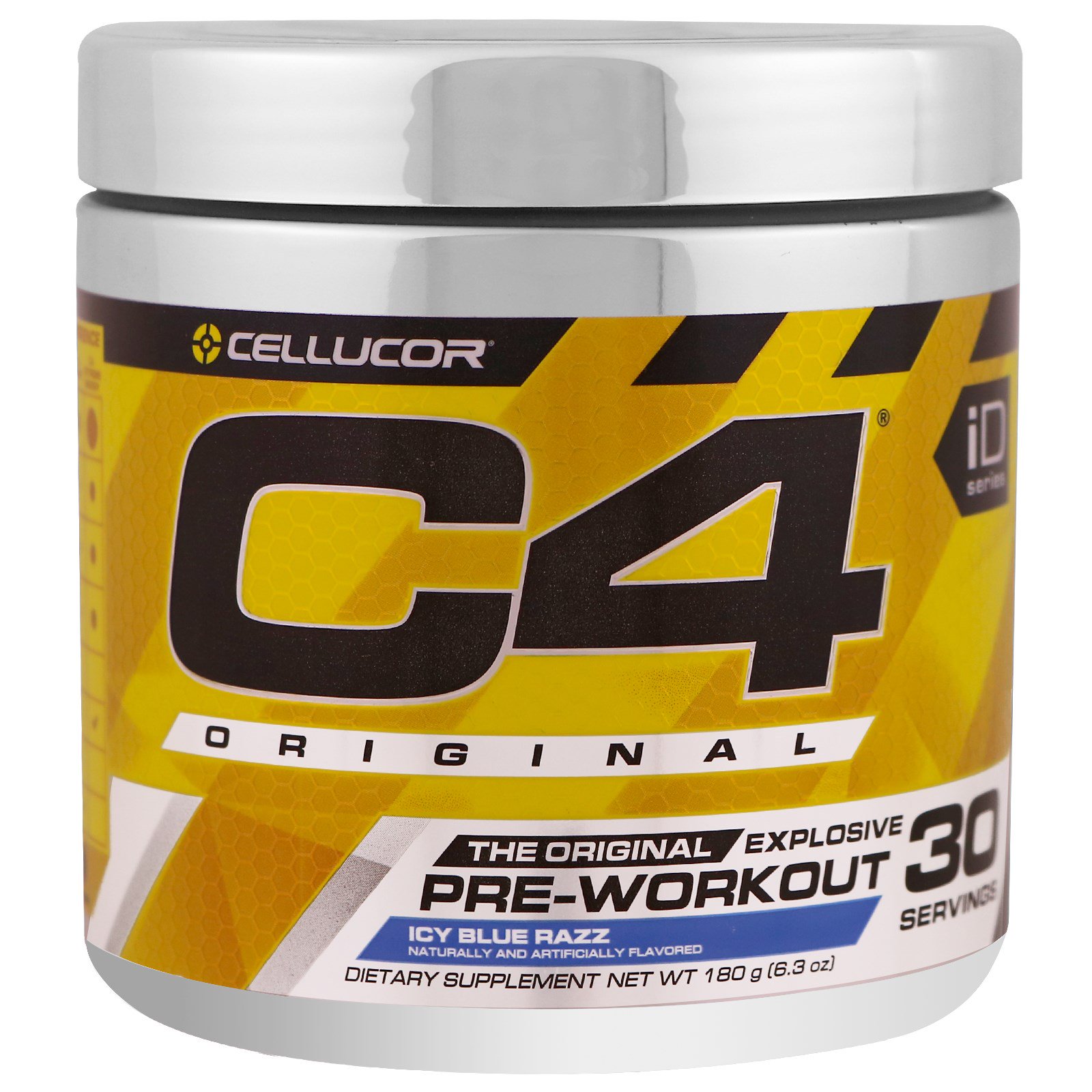 Предтренировочный комплекс Cellucor C4 Original 180 г, Icy Blue Razz