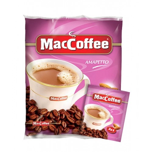 фото Кофейный напиток растворимый maccoffee амаретто 3в1 25 шт 18 г