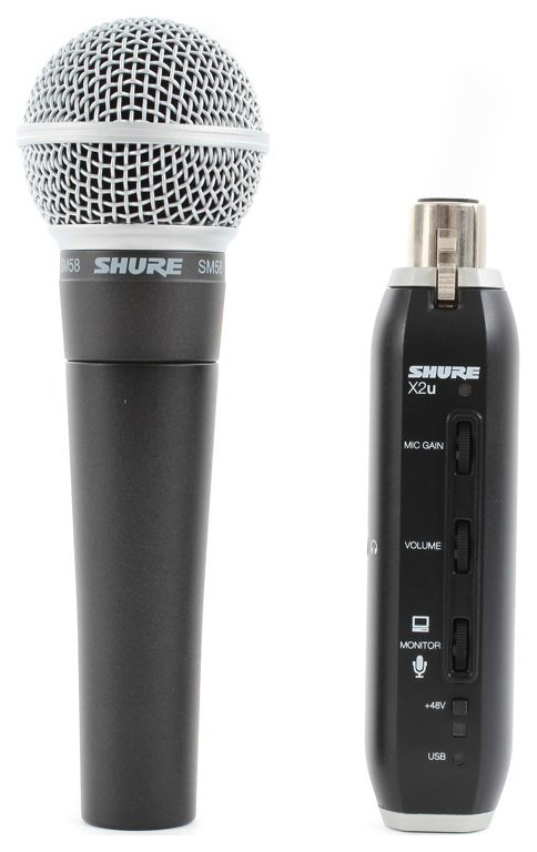 Микрофон Shure SM58-X2U Black/Silver