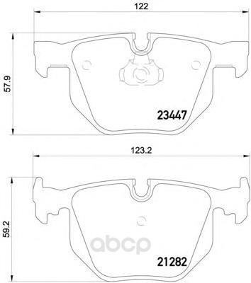 

Колодки тормозные дисковые, комплект Hella 8DB355009-331