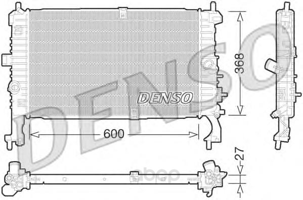 

Радиатор системы охлаждения opel meriva 1.3cdti/1.7dti 03 Denso DRM20106