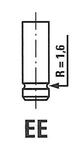 фото Клапан двигателя subaru. suzuki 1.3/1.6 16v 01 25x5.5x99 ex freccia r6213/rnt