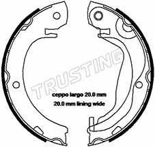 

Тормозные колодки TRUSTING стояночного тормоза 115325