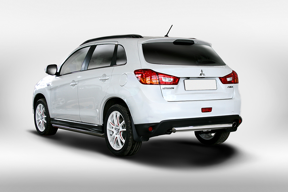 фото Защита задняя овальная 75х42 "mitsubishi asx" 2013-, masx.75.1680 souz-96