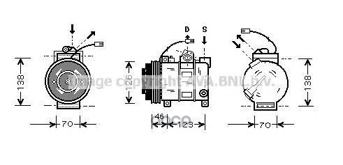 фото Компрессор кондиционера ava quality cooling aiak015