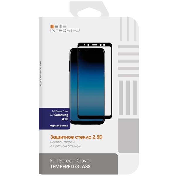 

Защитное стекло InterStep для Samsung Galaxy A10 Black, FSC для Galaxy A10 Black