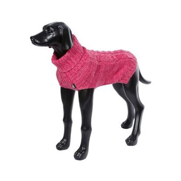 фото Свитер для собак rukka melange knitwear розовый размер xxl 60см