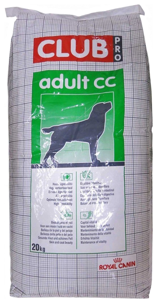 фото Сухой корм для собак royal canin club pro adult cc, курица, 20кг