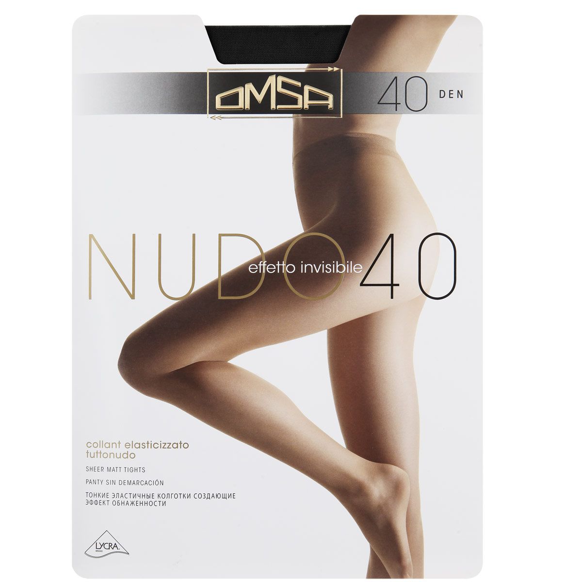 фото Колготки omsa nudo 40 / nero (черный) / 5 (xl)