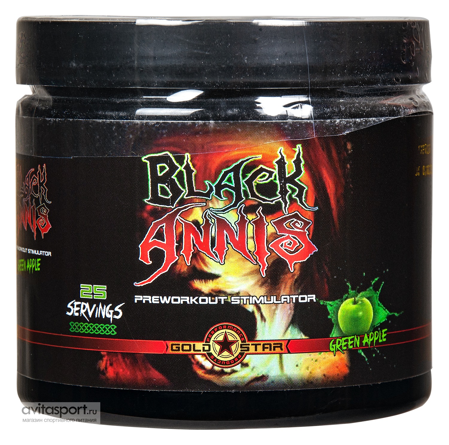 

GoldStar Black Annis 150 г (вкус: зелёное яблоко), Black Annis