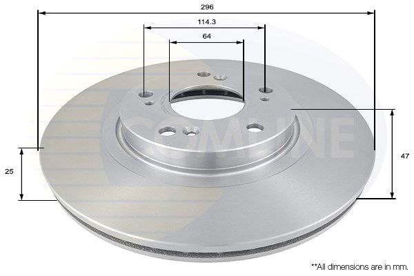 фото Тормозной диск comline adc0558v