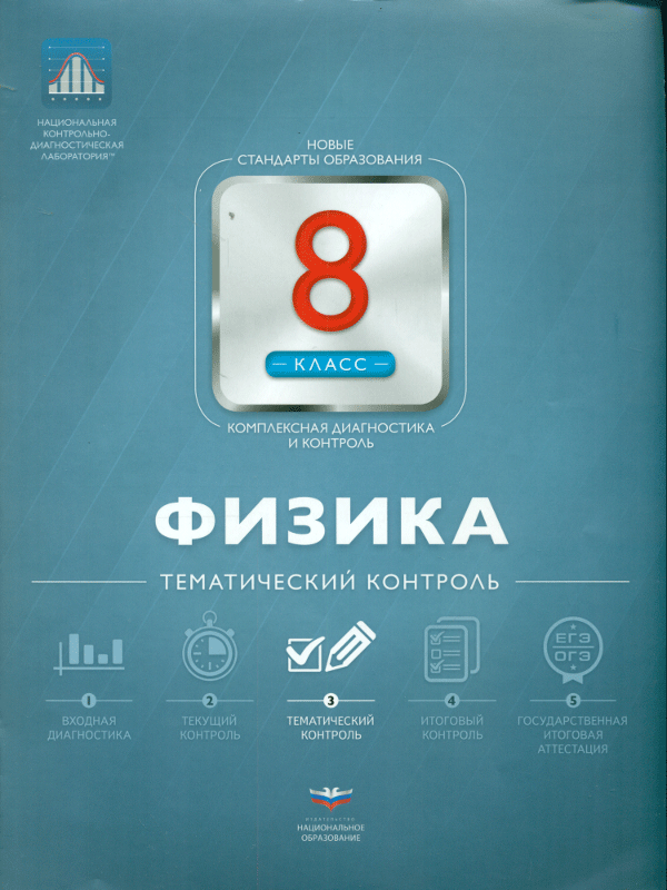 

Нкдл, Физика, 8 кл, тематический контроль, Вкладыш, Домнина