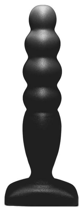 фото Чёрный анальный стимулятор large bubble plug 14,5 см lola toys