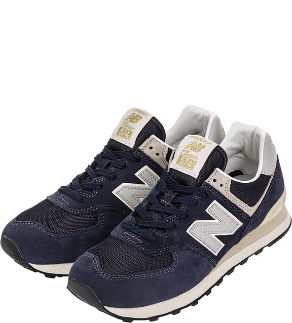 

Кроссовки мужские New Balance ML574VLA/D синие 12 US, Синий, ML574VLA/D