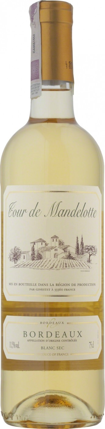 

Вино Tour de Mandelotte Bordeaux AOC Blanc Sec