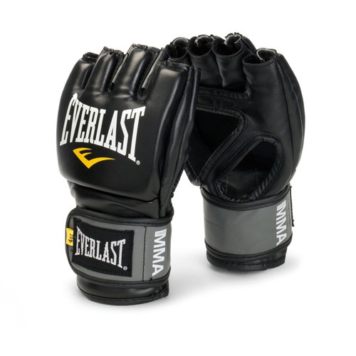 фото Боксерские перчатки everlast pro style grappling черные/белые, 4 унций