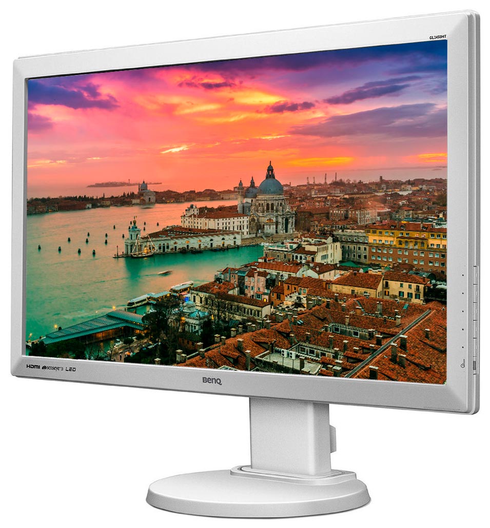 фото Монитор benq gl2450ht white (9h.l7clb.db9)