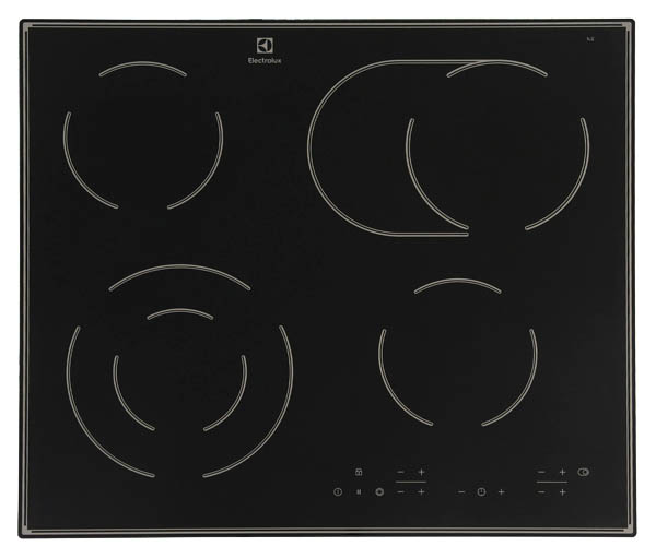 фото Встраиваемая варочная панель электрическая electrolux cpe644rbc black