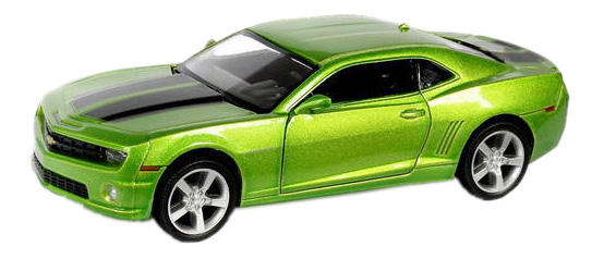 

Машина металлическая Uni-Fortune 1:32 Chevrolet Camaro инерционная зеленый металлик, Chevrolet Camaro