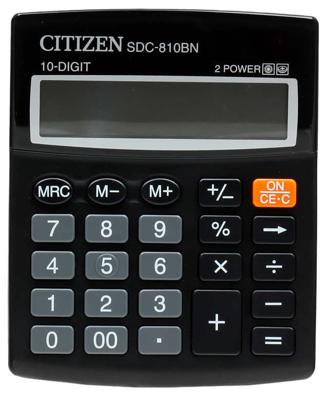 Калькулятор CiTiZEN SDC-810BN Черный