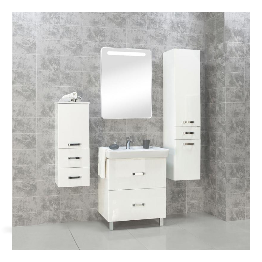 фото Тумба aquaton америна 70 м (дрея 70/тигода 70) белый (1a169001am010) без раковины акватон