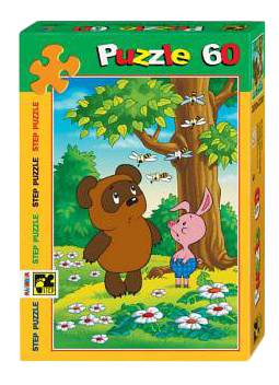 

Пазл Step Puzzle 60 деталей, Винни Пух