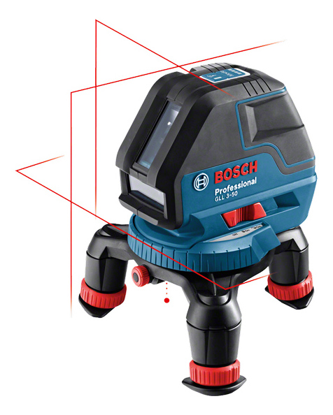 фото Лазерный нивелир bosch gll 3-50 + bm1 + lr2 + l-boxx 601063803