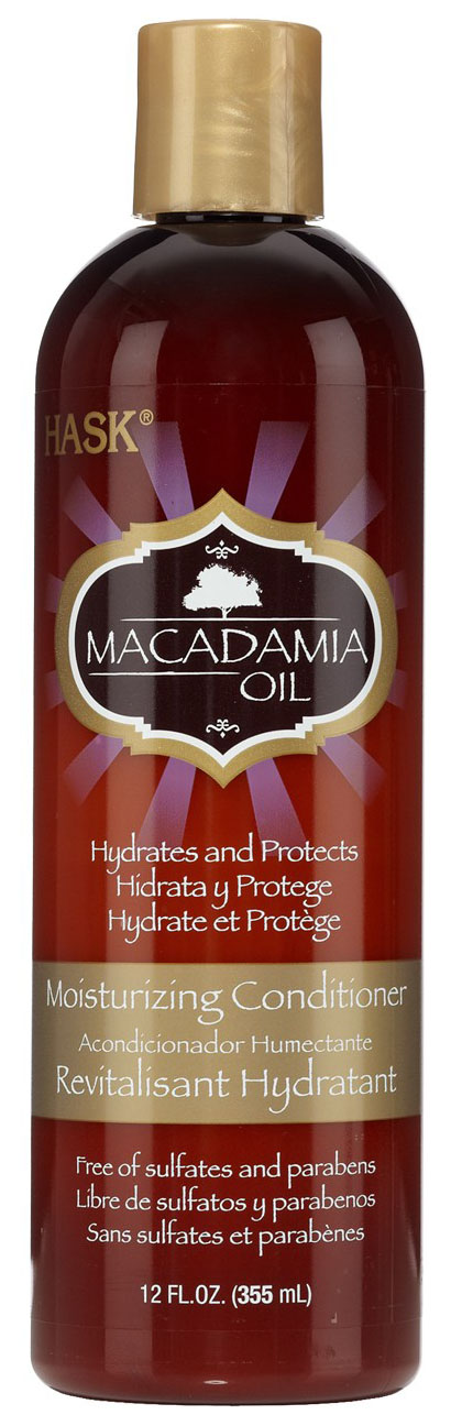 фото Кондиционер для волос hask macadamia oil moisturizing conditioner 335 мл