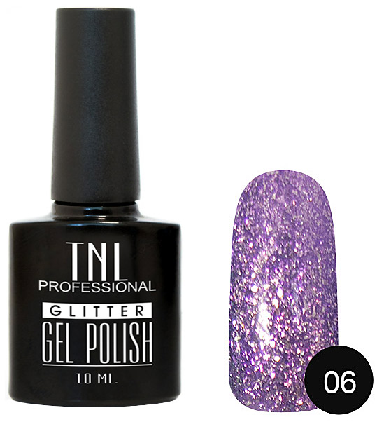 Гель-лак для ногтей TNL Professional Gel Polish Glitter Effect Collection 06 10 мл