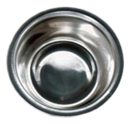 Одинарная миска для собак Papillon, металл, серебристый, 0,35 л