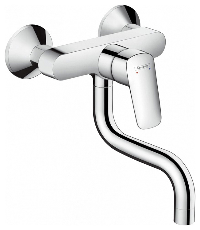 Смеситель для кухонной мойки Hansgrohe Logis 71836000 хром смеситель для кухонной мойки hansgrohe logis 160 71832000 хром