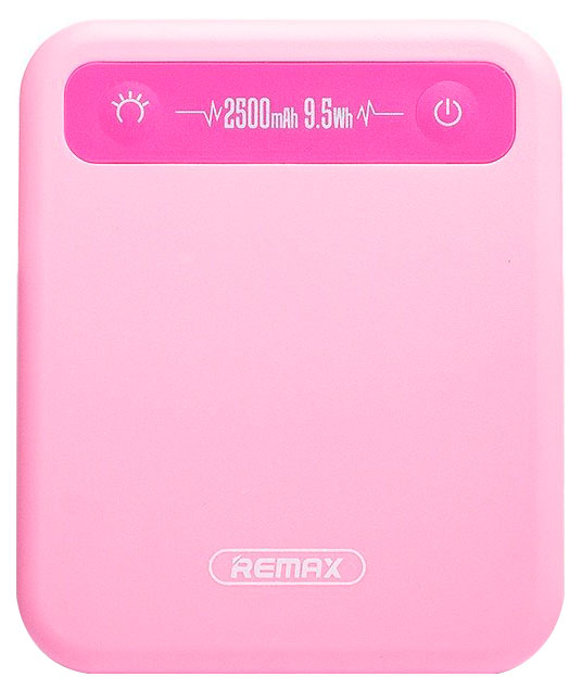 

Внешний аккумулятор Remax Pino RPP-51 2500 мА/ч Pink, Pino RPP-51