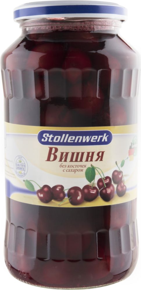 Вишня без косточек Stollenwerk с сахаром 680 г