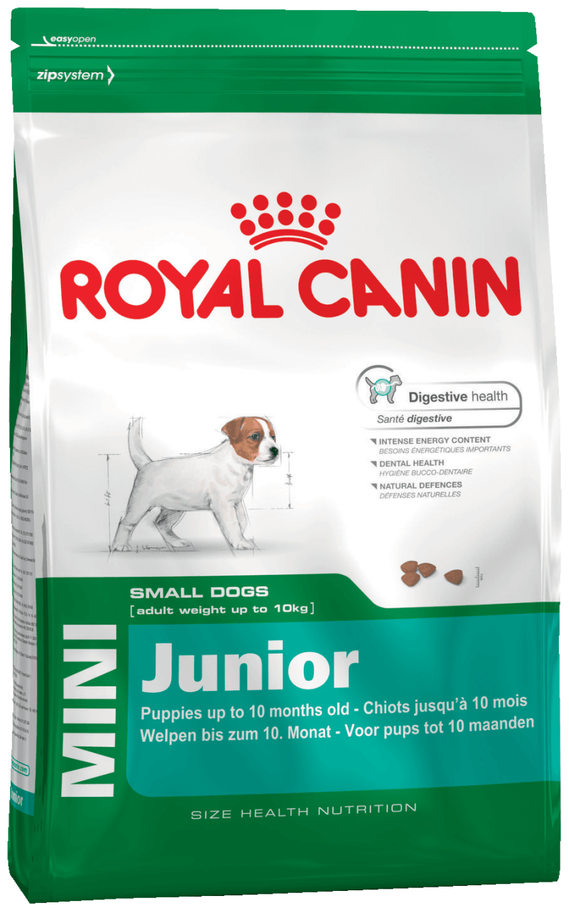 фото Сухой корм для щенков royal canin junior mini, птица, 0.8кг