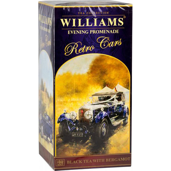 Чай черный Williams коллекция retro cars evening promenade 250 г