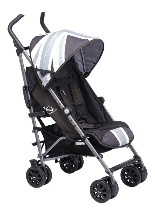 

Коляска-трость EasyWalker Buggy Mini, бампер Union Jack Vintage B&W EMB10034SET, Buggy Mini