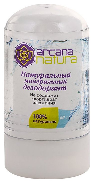 Дезодорант Aasha Arcana Natura 60 г квасцовый карандаш против порезов и раздражений arcana natura 5 г