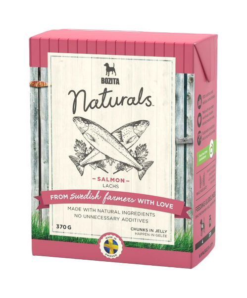 фото Влажный корм для собак bozita naturals, лосось, 16шт, 370г