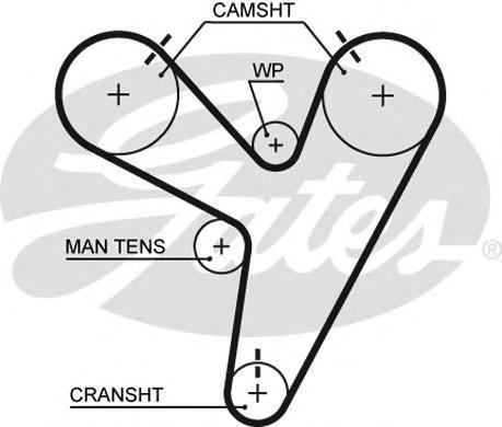 фото Ремень грм gates t279