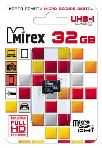 Карта памяти MIREX Micro SDHC 32GB