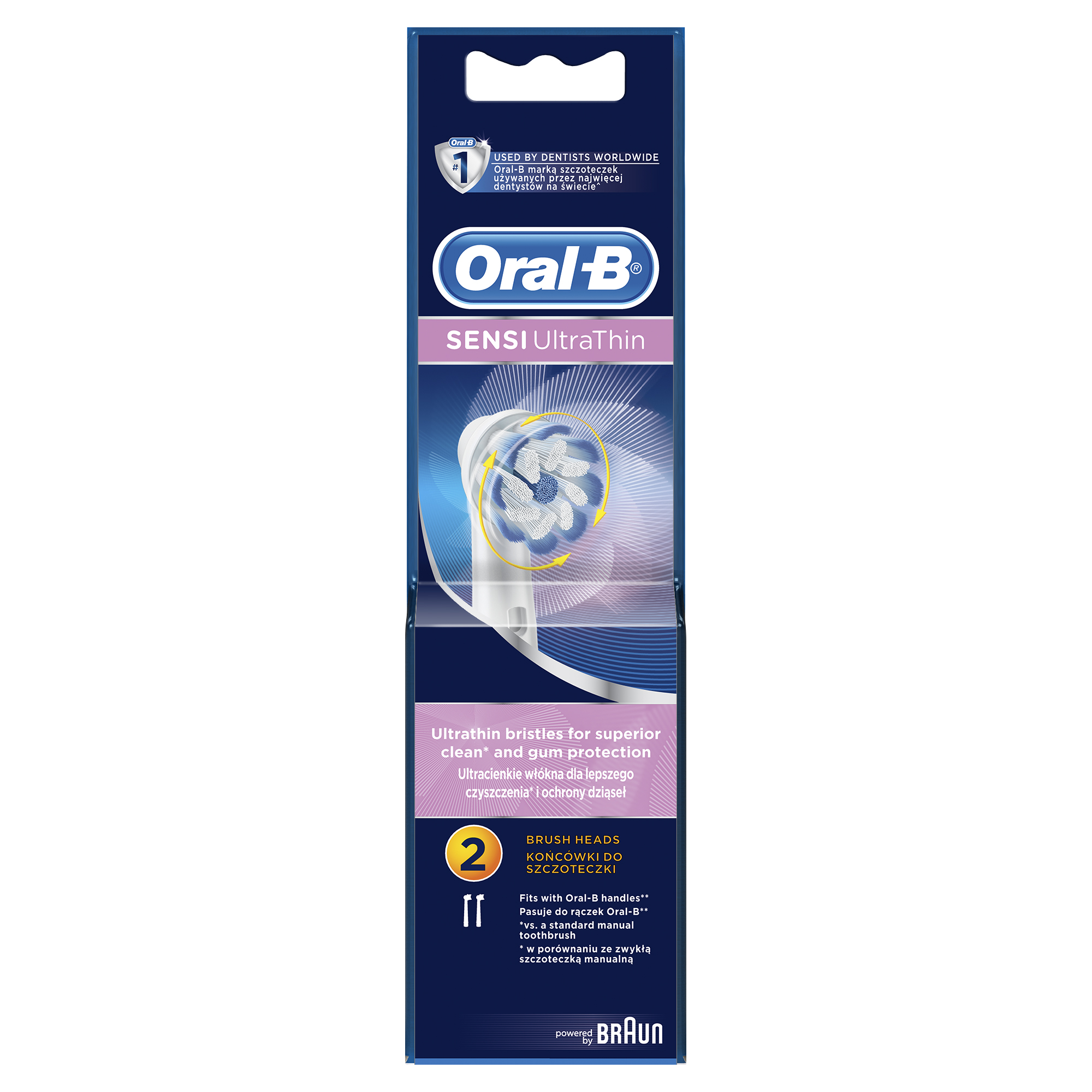 фото Насадка для зубной щетки braun oral-b eb60 sensetive clean 2 шт