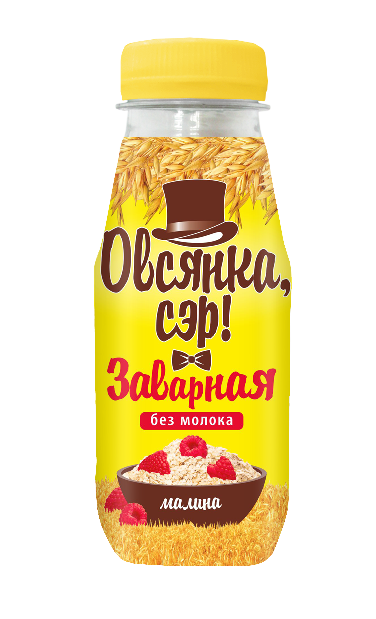 Заварной овсяный напиток без молока Овсянка, сэр! малина пластик 250 г 6 штук NoBrand