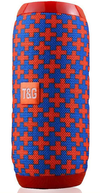 Портативная колонка NoBrand TG-117 Red/Blue