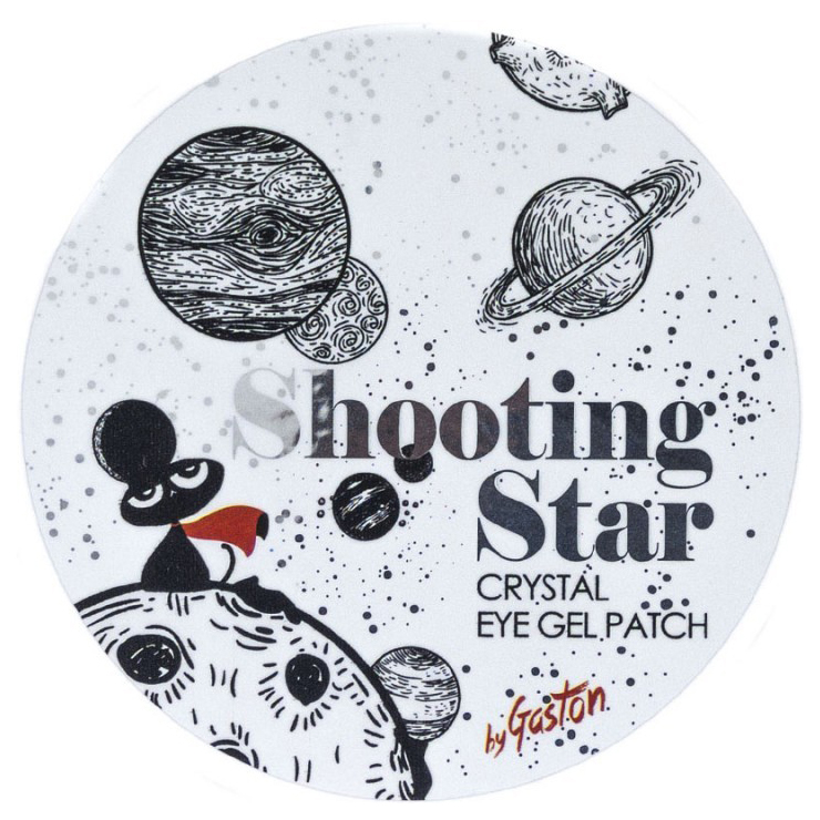 фото Патчи для глаз gaston shooting star crystal eye gel patch white