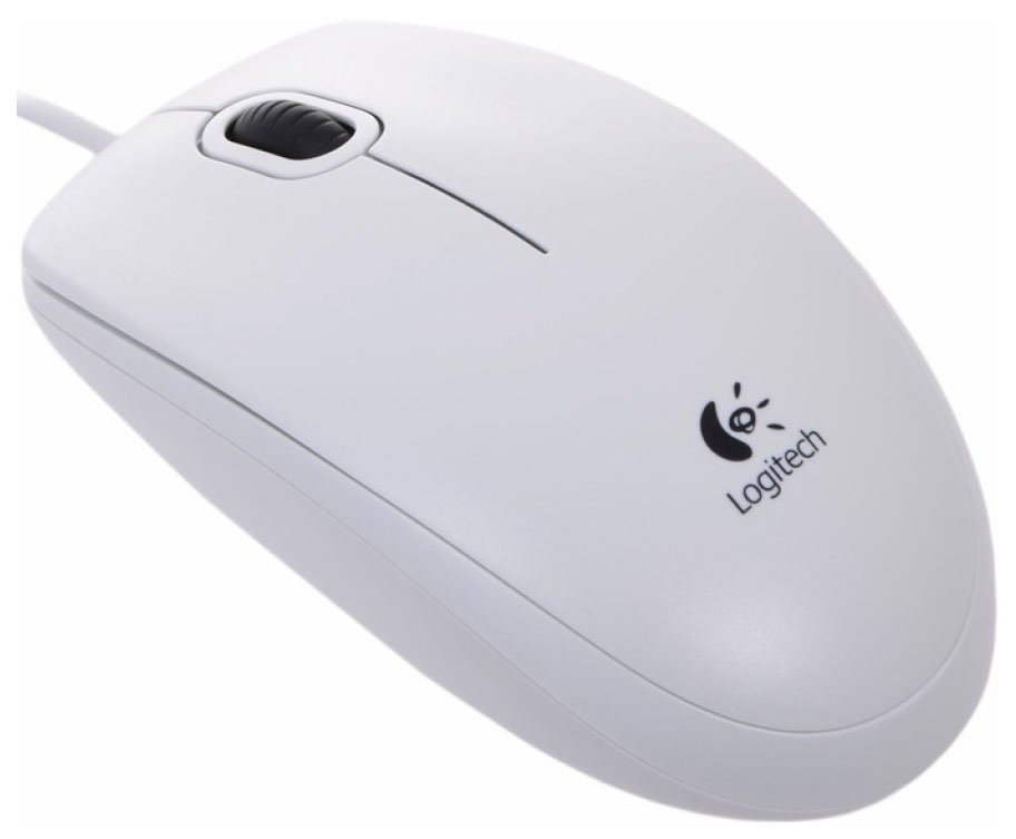 Мышь Logitech B100 White