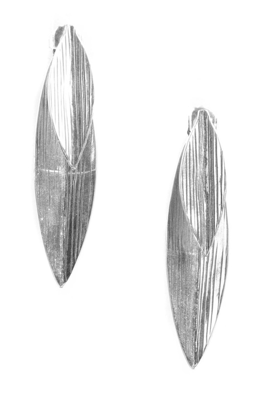

Серьги женские ORI TAO OT-12-29001 серебристые, OT-12-29001