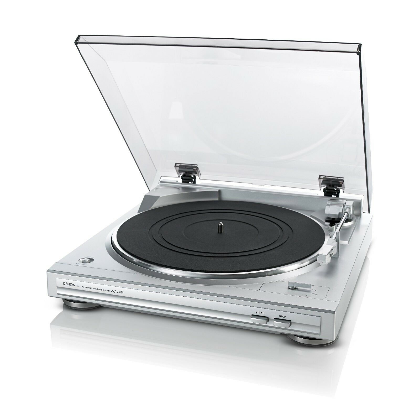 фото Проигрыватель виниловых пластинок denon dp-29f silver