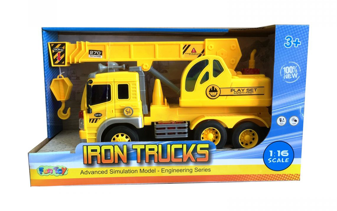 

Машина пластиковая FUN TOY 44404/13 Грузовик с краном